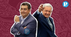 Sergio Salomón acompaña a AMLO en su último informe de gobierno