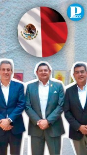 Salomón, Armenta y Chedraui inician con la gira Invest Puebla en Alemania