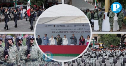 Salomón encabeza la Ceremonia del 214 Aniversario de la Independencia de México