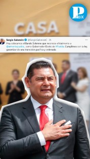 Colocan Bando Solemne que nombra a Armenta como gobernador de Puebla