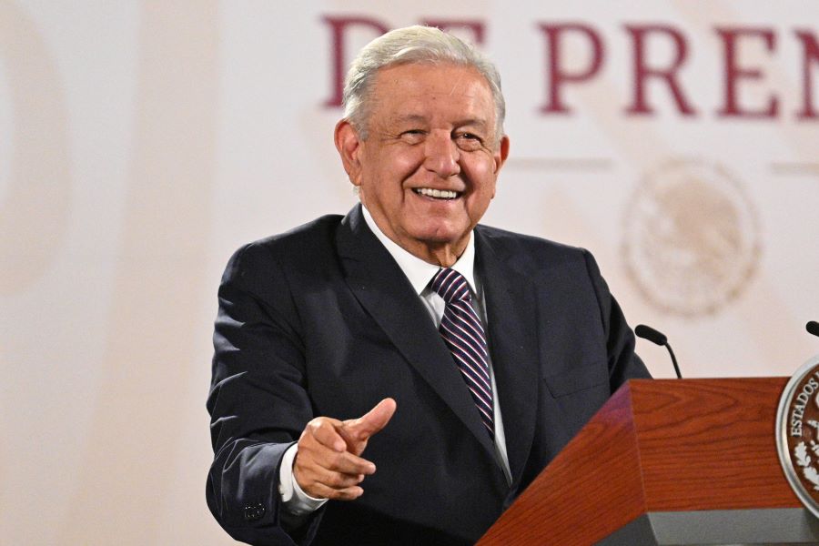 Última mañanera de AMLO. Foto: EsImagen