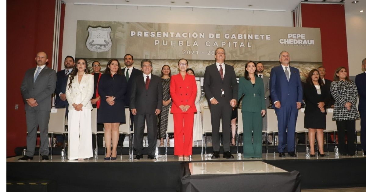Pepe Chedraui alcalde electo de Puebla presenta primera parte de su gabinete.Foto: EsImagen