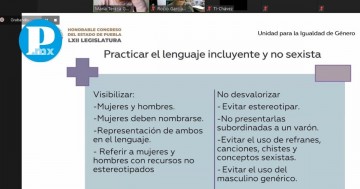 Congreso del Estado: Lenguaje no sexista 