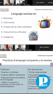 Promueve Congreso del Estado lenguaje incluyente y comunicación no sexista entre el personal