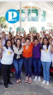 Norma Layón impulsa la protección y empoderamiento de las mujeres con la creación de la Línea y el Mercadito Violeta