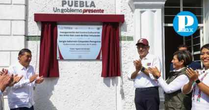 Sergio Salomón entrega la rehabilitación del parque "El Riego" en Tehuacán