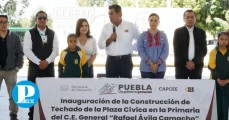 Sergio Salomón y Norma Layón inauguran obras en San Martín Texmelucan