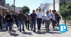 Gobierno de Pepe Chedraui inicia pavimentación de calles en Amalucan y El Salvador