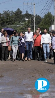 Gobierno de Pepe Chedraui inicia pavimentación de calles en Amalucan y El Salvador