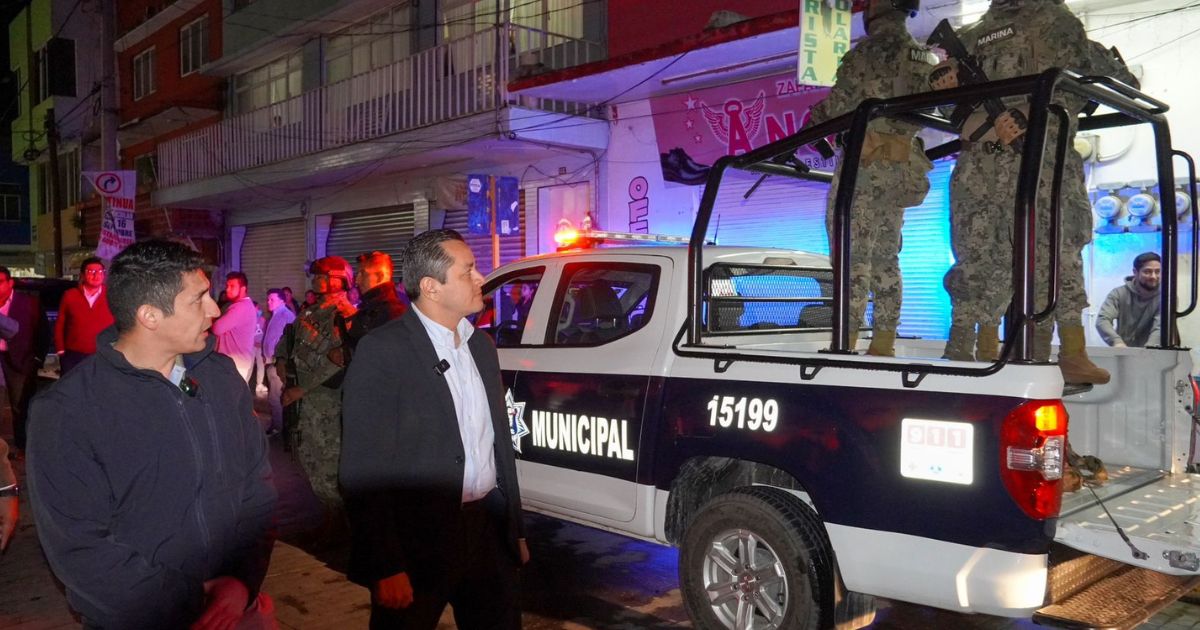 Primer refuerzo de la Secretaría de la Marina llega a Texmelucan 
