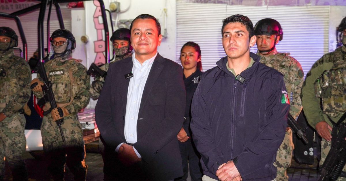 Primer refuerzo de la Secretaría de la Marina llega a Texmelucan 