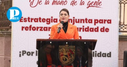 Bety Sánchez refuerza la seguridad en Zacatlán; llegan elementos de la SEMAR al municipio