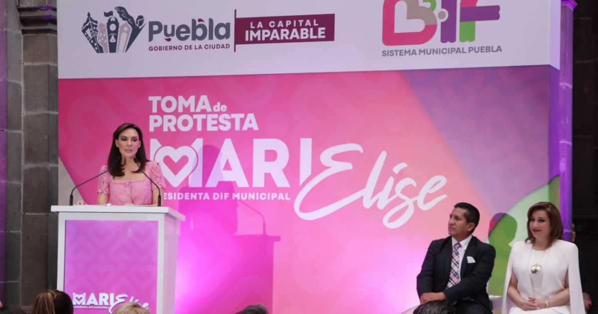 Mari Elise Budib tomó protesta como Presidenta del Patronato del Sistema Municipal DIF de Puebla