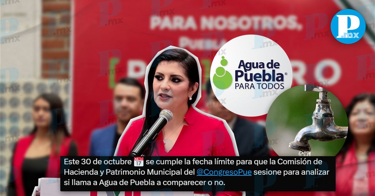 Diputada del PRI urge al Congreso apruebe comparecencia de Agua de Puebla