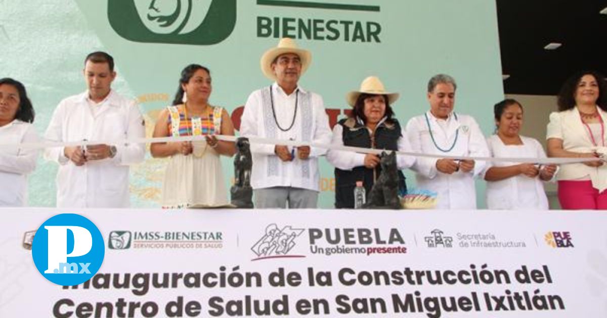 Sergio Salomón inaugura Centro de Salud en San Miguel Ixitlán