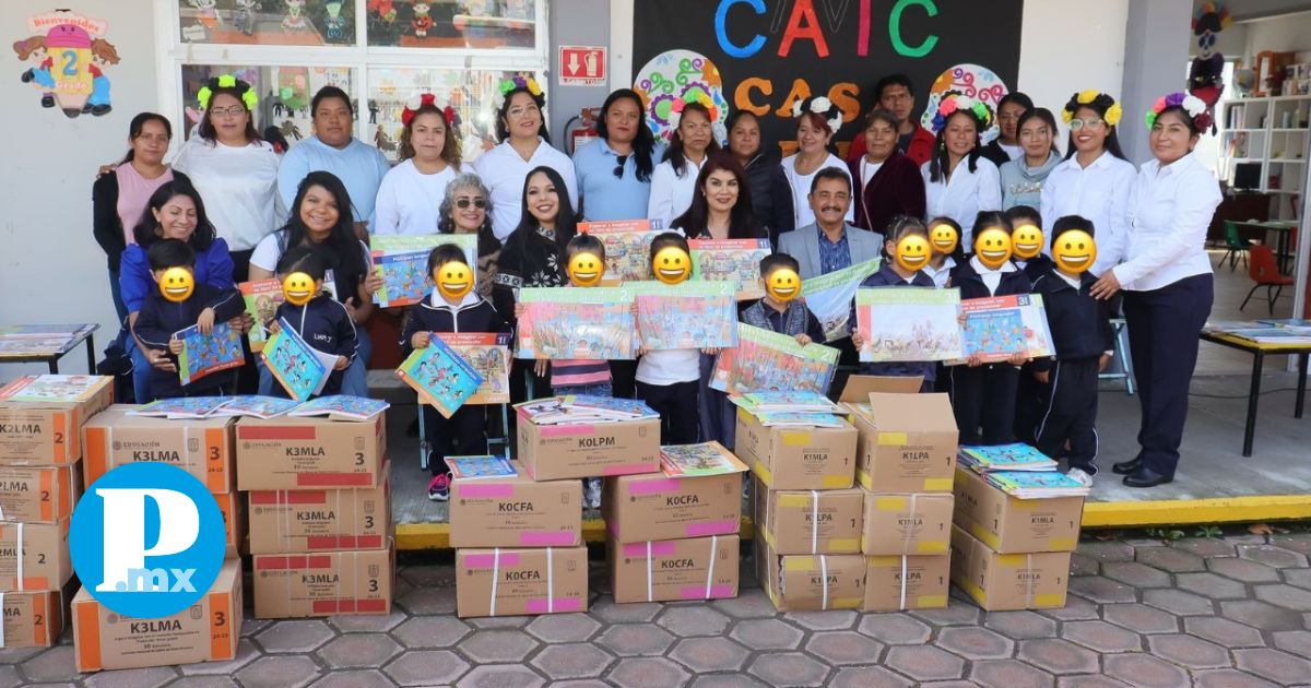 Gobierno de San Pedro Cholula entrega libros de texto gratuitos a los CAIC’S