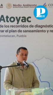 Inician recorridos para el ‘Plan de Saneamiento y Reestructuración del Rio Atoyac’ en Texmelucan