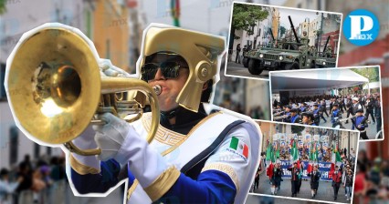 Desfile Cívico Militar en Puebla celebra el 114 Aniversario de la Revolución Mexicana