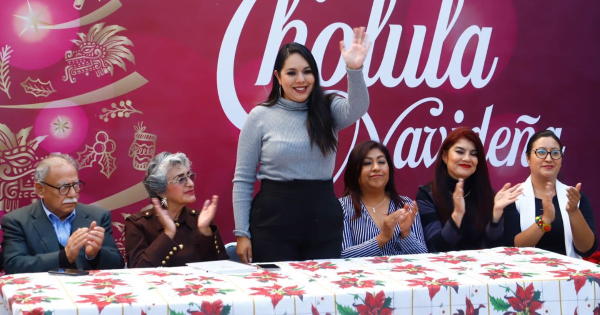 Anuncia Gobierno de Cholula encendido del árbol navideño