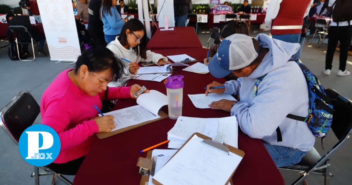 Más de 2 mil empleos ofertados en la Jornada de Reclutamiento de San Pedro Cholula