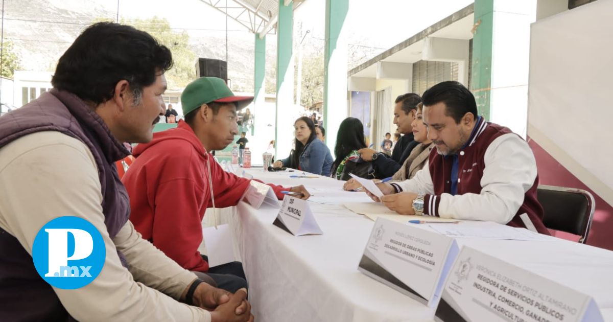 Jornada de atención “Un Gobierno Cerca de Ti” en Santa Ana Teloxtoc