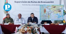 Supervisan rutas de evacuación ante actividad del Popocatépetl