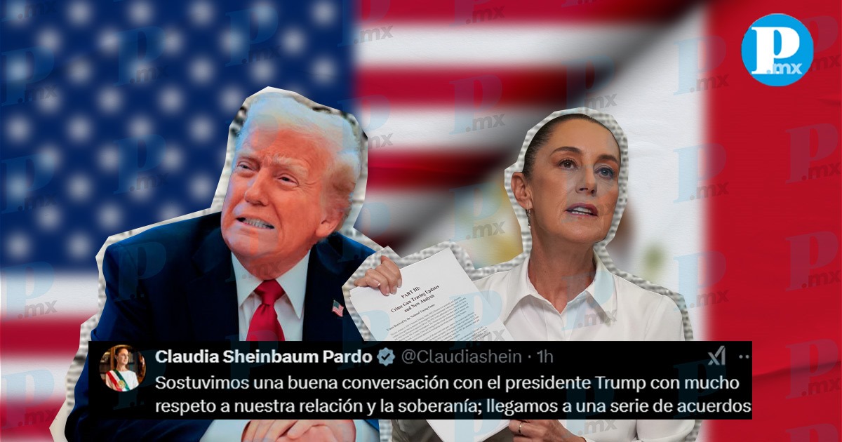 Claudia Sheinbaum acuerda con Donald Trump congelar tarifa de aranceles por un mes