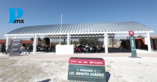 Pepe Chedraui inauguró techado escolar en San Francisco Totimehuacán