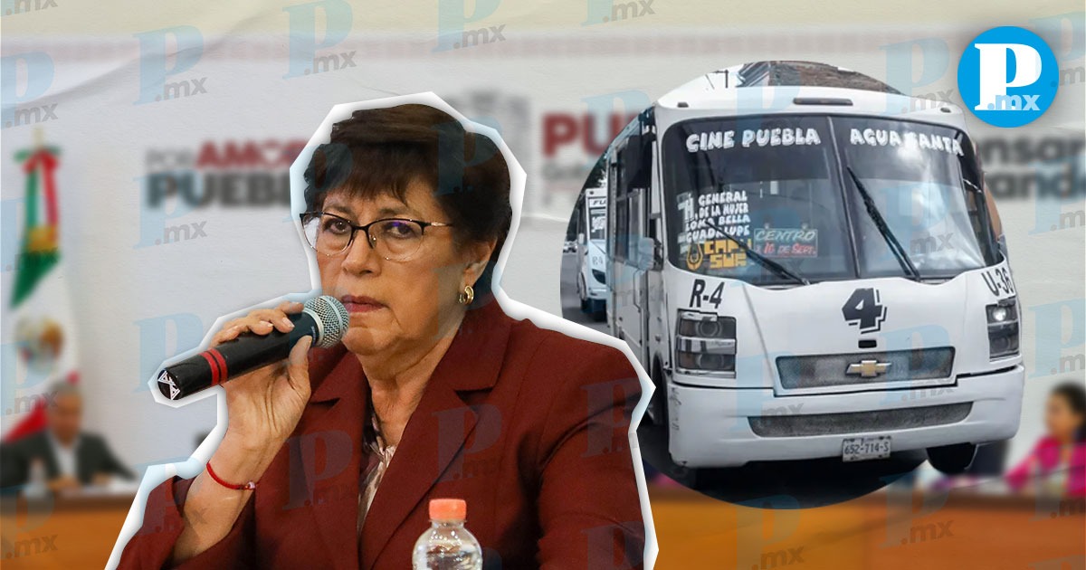 Anuncian revista vehicular para el transporte público en Puebla