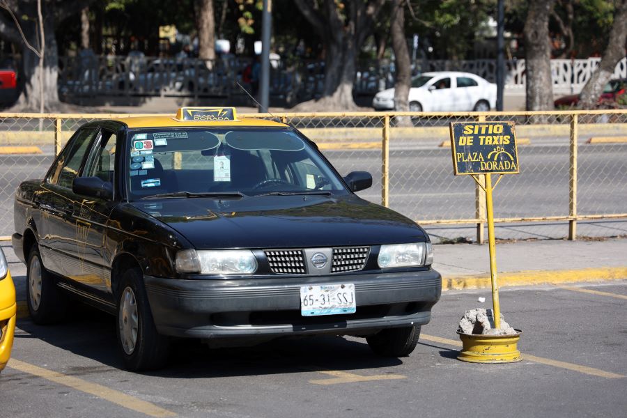 Sitio de taxis foto: EsImagen  