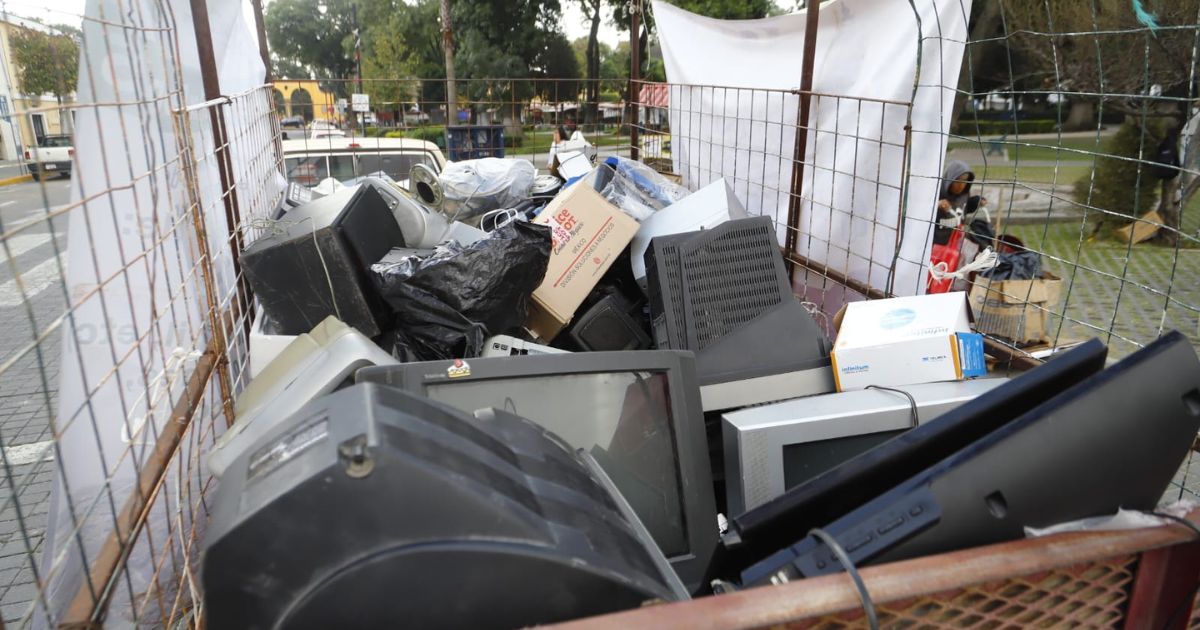 Últimos días de "Verde Navidad" y "Reciclatón" en San Pedro Cholula