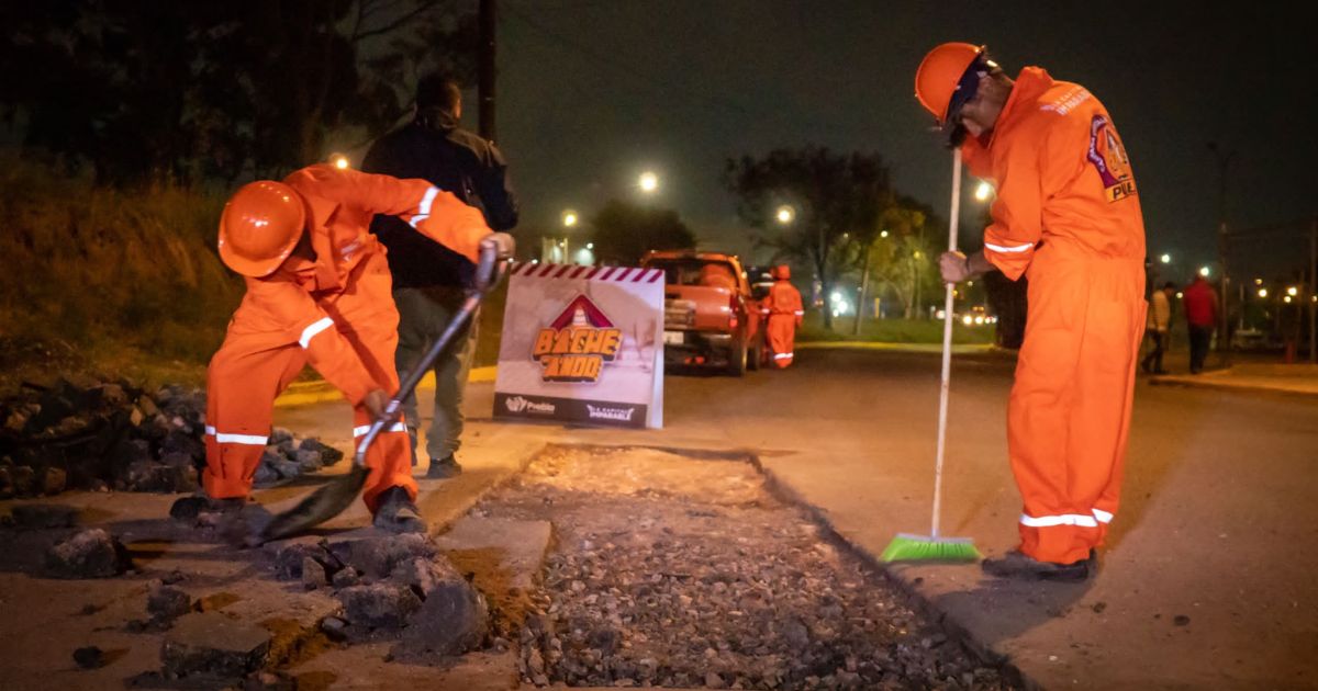 Destina Pepe Chedraui más de 100 mdp al programa nocturno Bacheando Puebla 2025