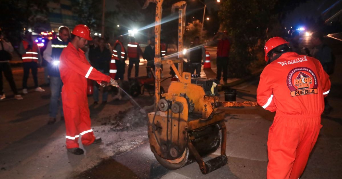 Destina Pepe Chedraui más de 100 mdp al programa nocturno Bacheando Puebla 2025