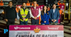 Destina Pepe Chedraui más de 100 mdp al programa nocturno Bacheando Puebla 2025