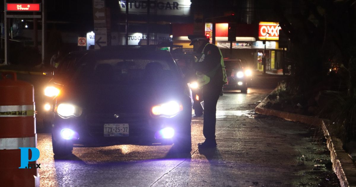 Cuautlancingo realiza exitoso Operativo Alcoholímetro para reducir accidentes