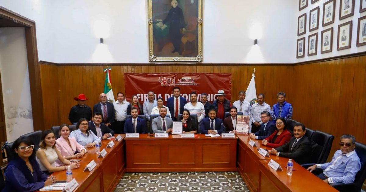 Firma Gobierno de Cholula convenio en favor de las y los migrantes