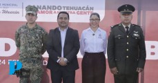 Gobierno de Tehuacán realiza ceremonia por El Día de la Bandera con acto cívico en el asta monumental