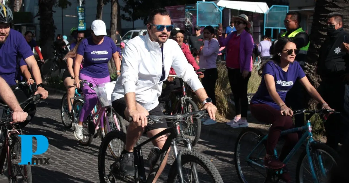 Más de 200 ciclistas participan en la Rodada Pedaleando Juntas