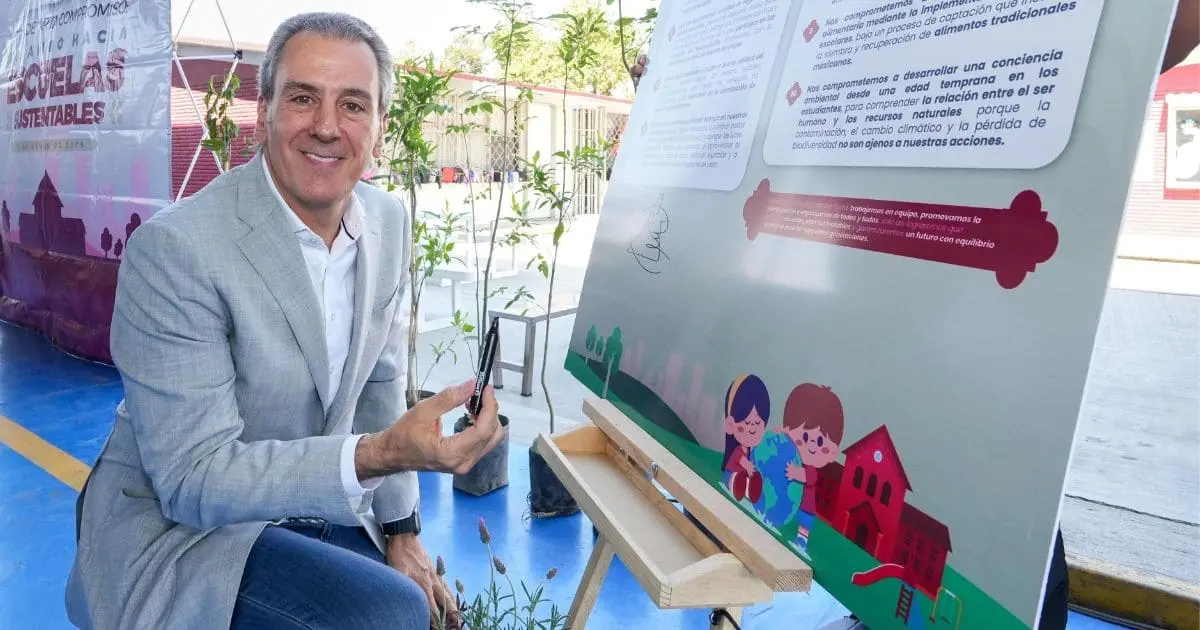 Se compromete Pepe Chedraui para tener escuelas sustentables