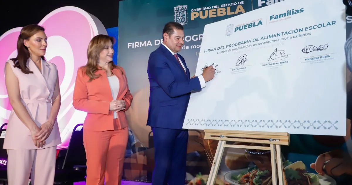 Alimentación sana para las y los niños de Puebla concreta el gobierno de Puebla