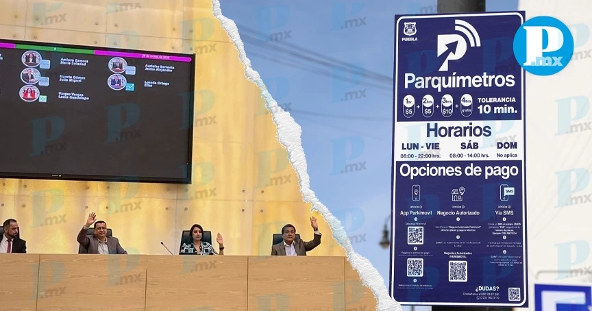 Congreso aprobará este martes cobro de parquímetros en Puebla