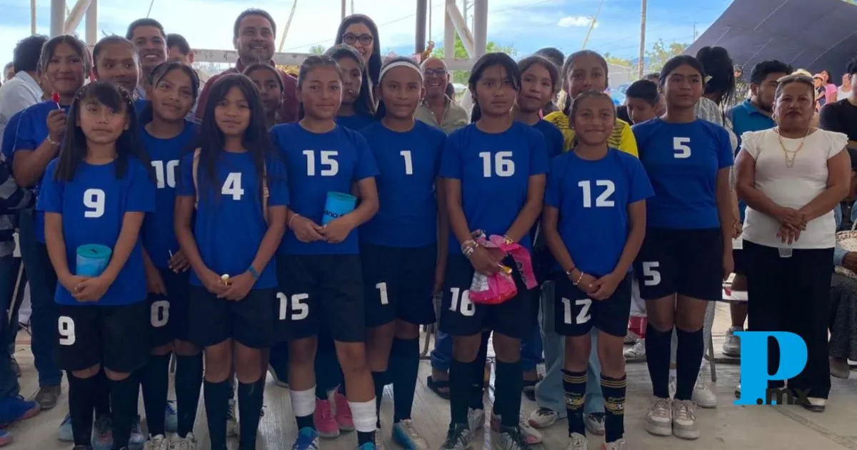 Gobierno de Tehuacán impulsa equipo de Fútbol infantil femenil