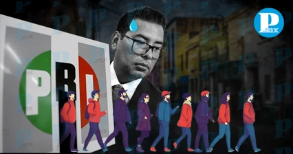 Jóvenes renuncian al PRI en Puebla y acusan a Néstor Camarillo de malos manejos