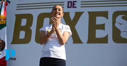 ¡Viva México! Sheinbaum encabeza Clase Nacional de Box