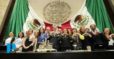 Armenta y Chedraui promocionan a Puebla en San Lázaro y en el Senado