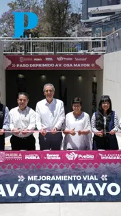 Gobierno de la Ciudad inaugura paso a desnivel en Osa Mayor