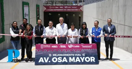 Gobierno de la Ciudad inaugura paso a desnivel en Osa Mayor