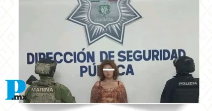 SEMAR y Seguridad Pública detienen a “La Marian” en Tehuacán