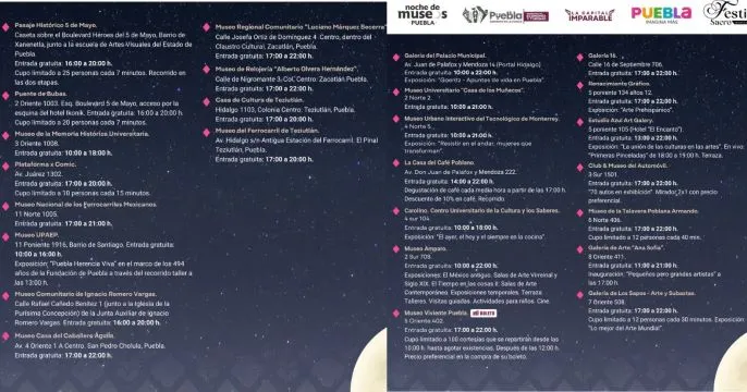 Reitera Gobierno de la Ciudad invitación para participar en la Tercera Noche de Museos