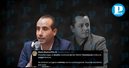 Alcalde de Texmelucan da contrato de 600 mil pesos a restaurante de su suegra